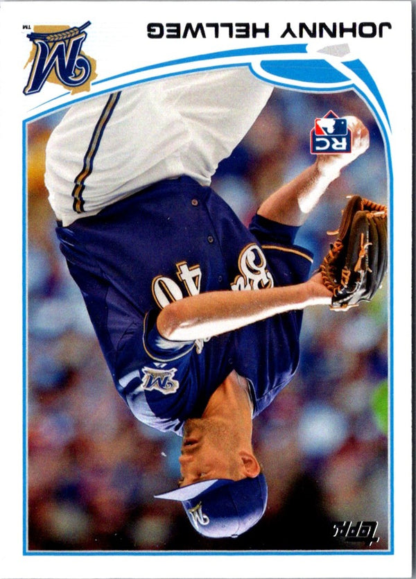 2013 Topps Update Johnny Hellweg #US19 Rookie