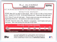 2012 Bowman R.J. Alvarez #BDPP46