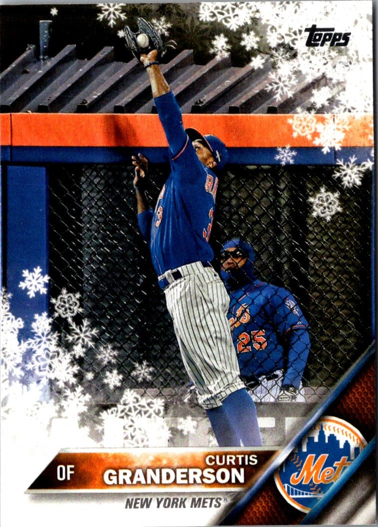 2016 Topps Holiday Baseball Curtis Granderson