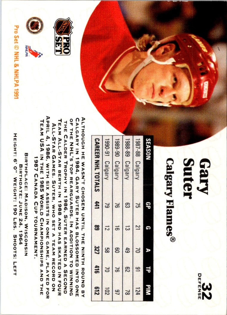 1991 Pro Set Gary Suter