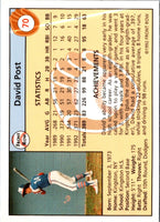 1992 Front Row Draft Picks David Post #70