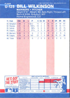 1987 Fleer Update Glossy Bill Wilkinson #U-125
