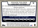 2012 Bowman Chrome Prince Fielder