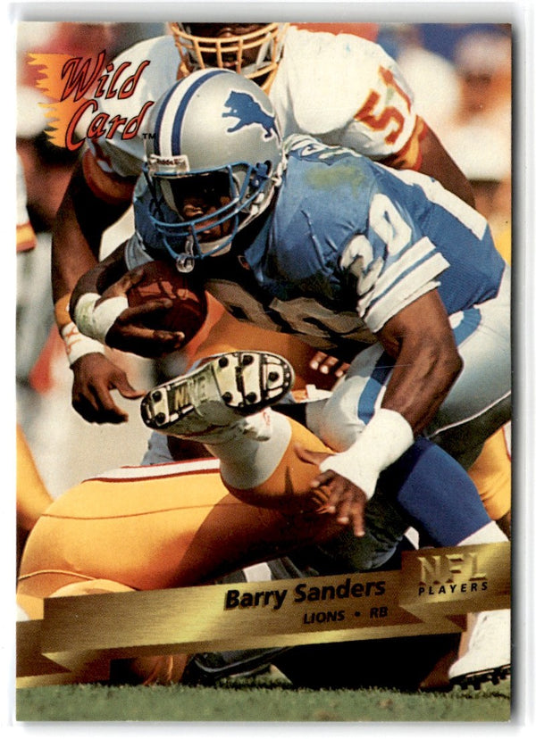 1993 Wild Card Barry Sanders #124