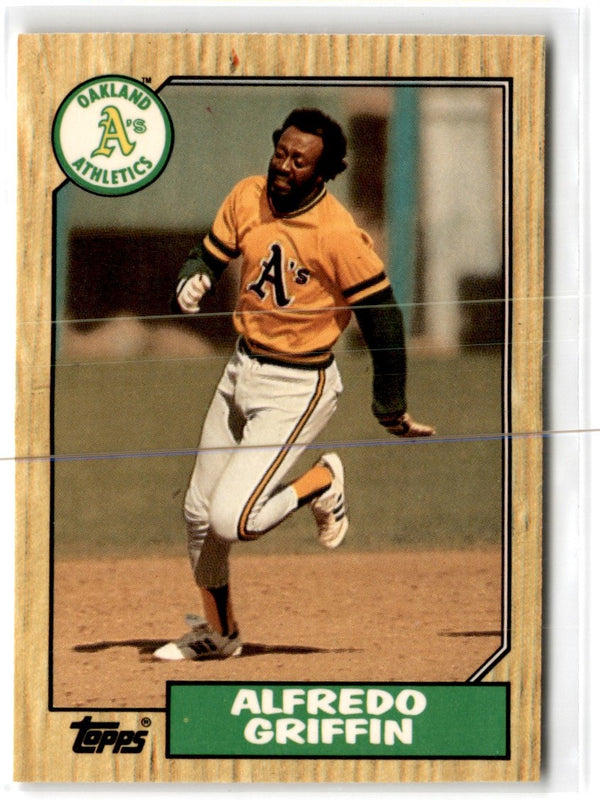 1987 Topps Tiffany Alfredo Griffin #111