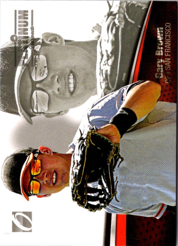 2012 Onyx Platinum Prospects Gary Brown #PP9 432/500