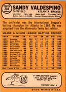 1968 Topps Sandy Valdespino