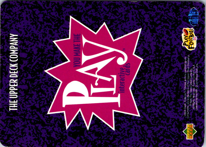 1996 Collector's Choice Update You Make The Play Junior Seau