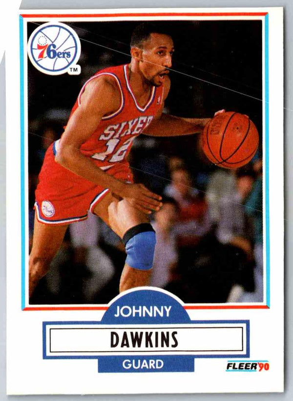1990 Fleer Johnny Dawkins #141