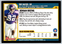 2000 Bowman Troy Walters #202 Rookie