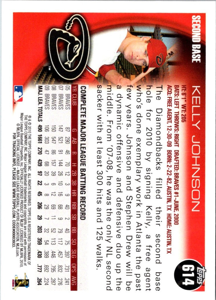 2010 Topps Kelly Johnson