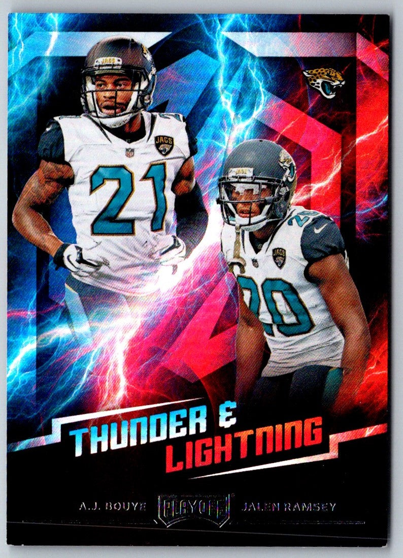 2018 Panini Playoff Thunder & Lightning A.J. Bouye/Jalen Ramsey