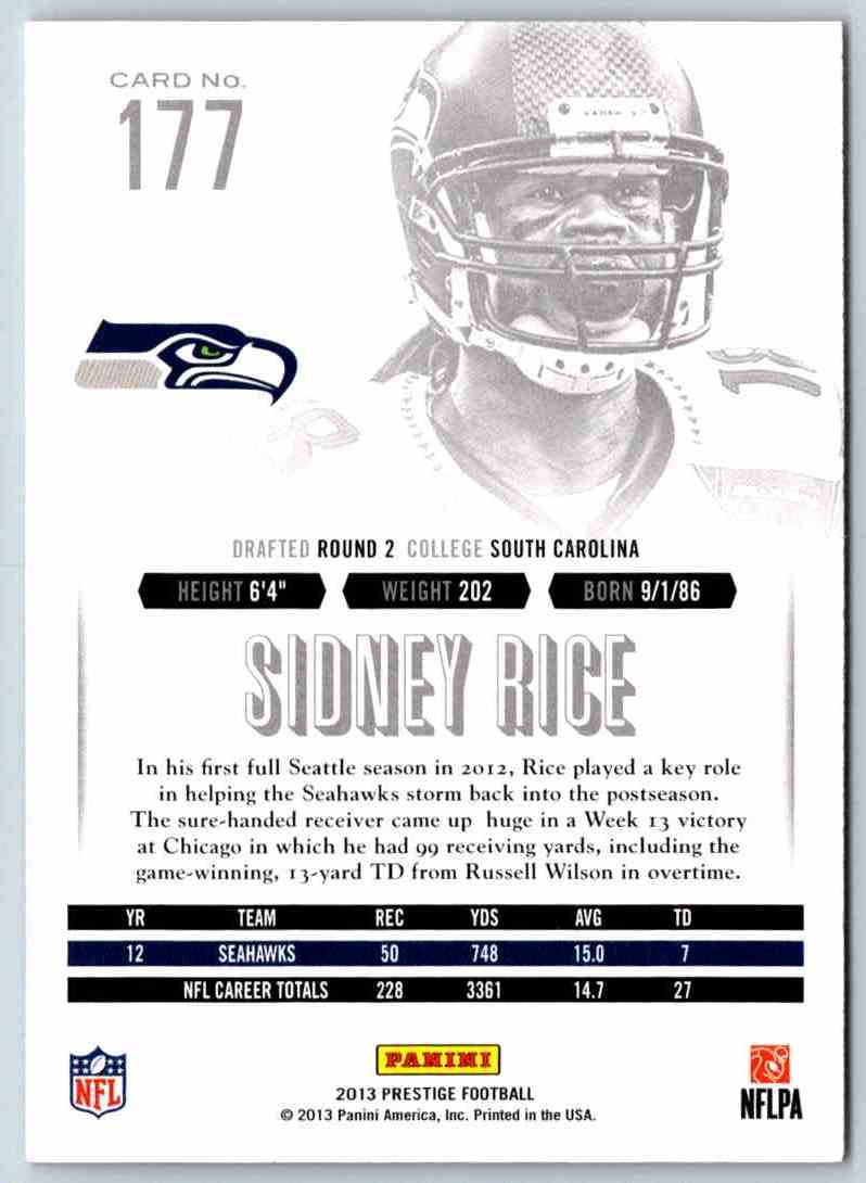 2014 Prestige Sidney Rice