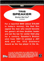 2011 Topps Lineage Tris Speaker #90