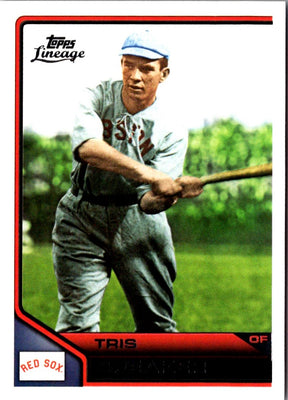 2011 Topps Lineage Tris Speaker #90