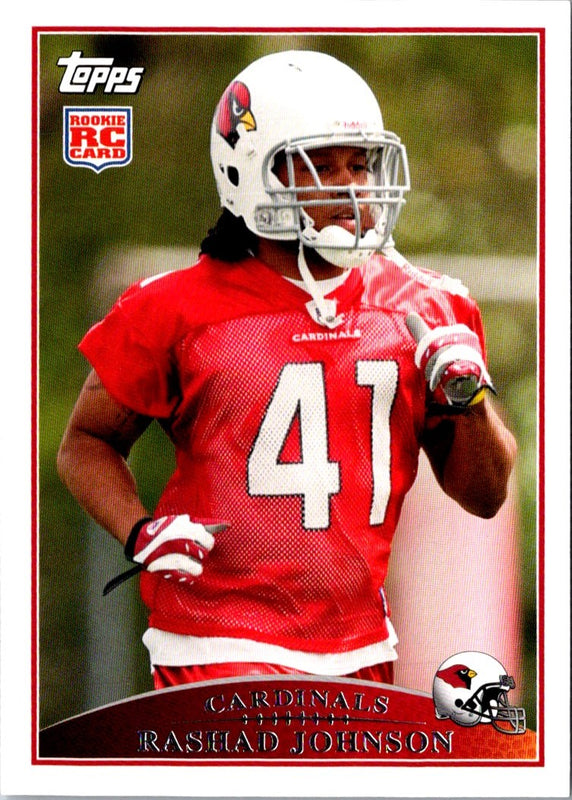 2009 Topps Rashad Johnson #421 Rookie