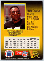 1991 Wild Card Roger Craig #35