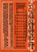 1988 O-Pee-Chee Dave Anderson