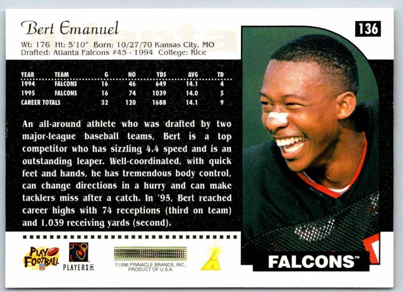 1996 Score Bert Emanuel