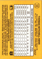 1987 Leaf Tommy Herr #121