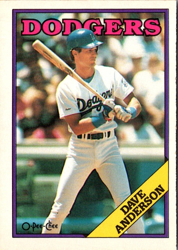 1988 O-Pee-Chee Dave Anderson #203