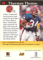 1997 Score Board NFL Experience Thurman Thomas #65