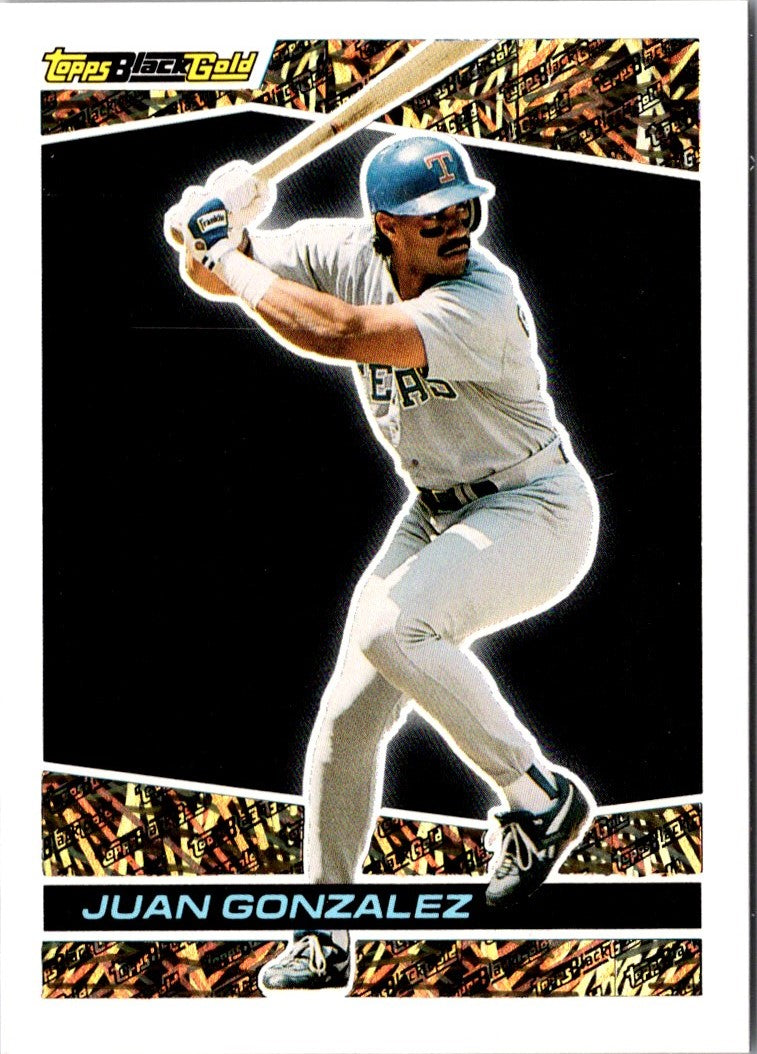 1993 Topps Black Gold Juan Gonzalez