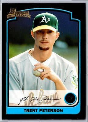 2003 Bowman Draft Picks & Prospects Trent Peterson #BDP87 Rookie