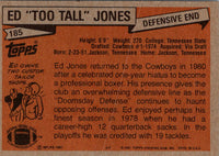 1981 Topps Ed Too Tall Jones #5