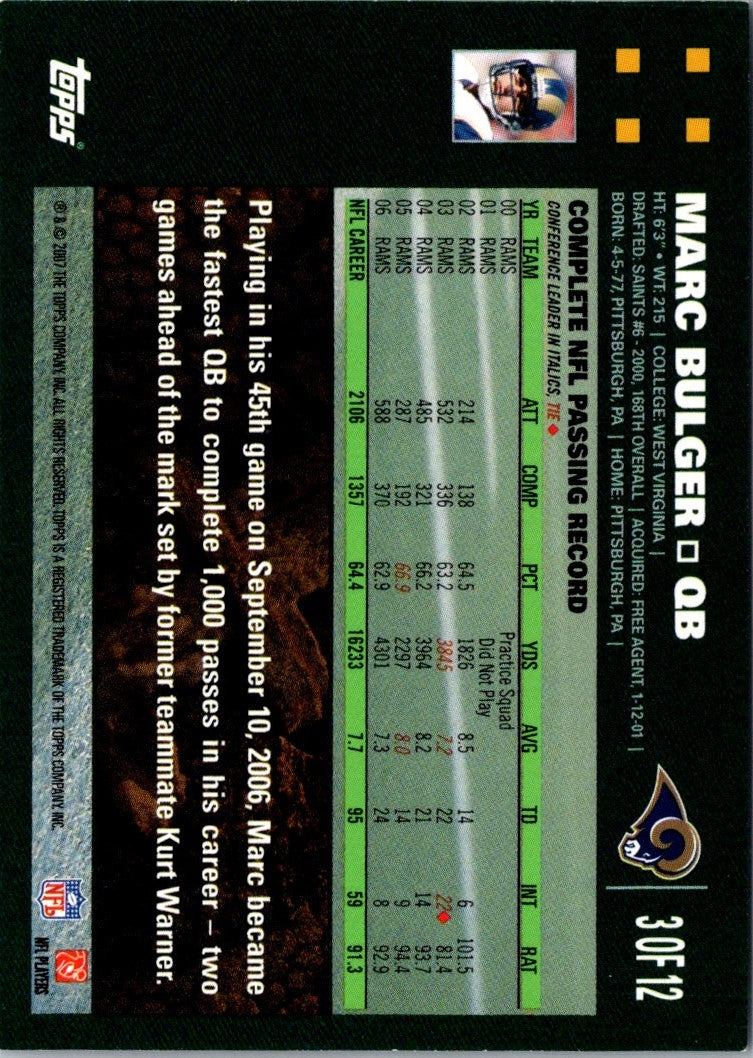 2005 Topps Marc Bulger