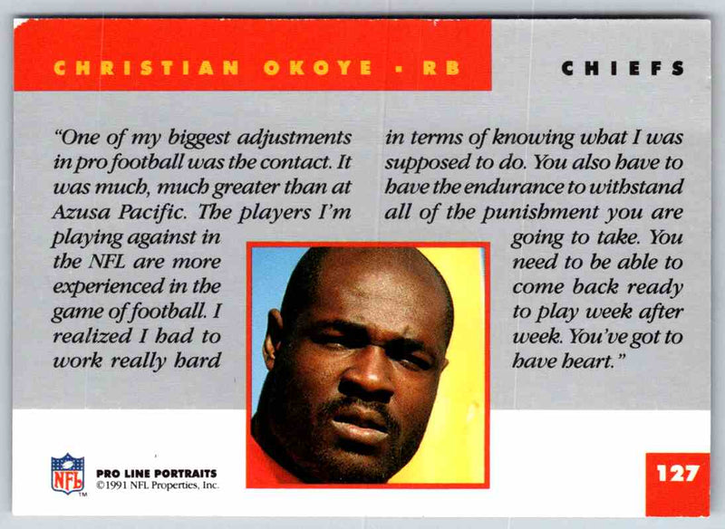 1991 ProLine Christian Okoye