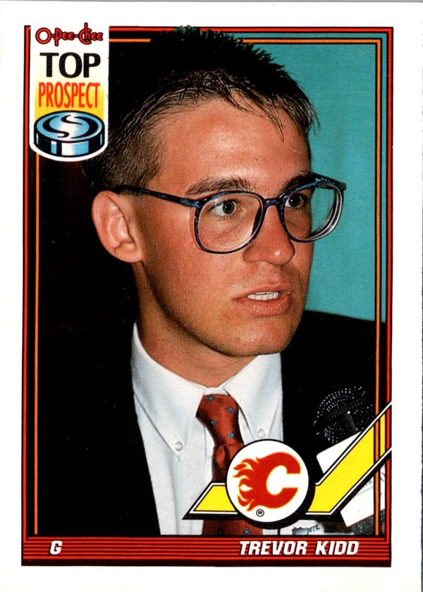 1991 O-Pee-Chee Trevor Kidd #312