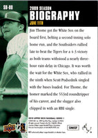 2010 Upper Deck Season Biography Jim Thome #SB-80
