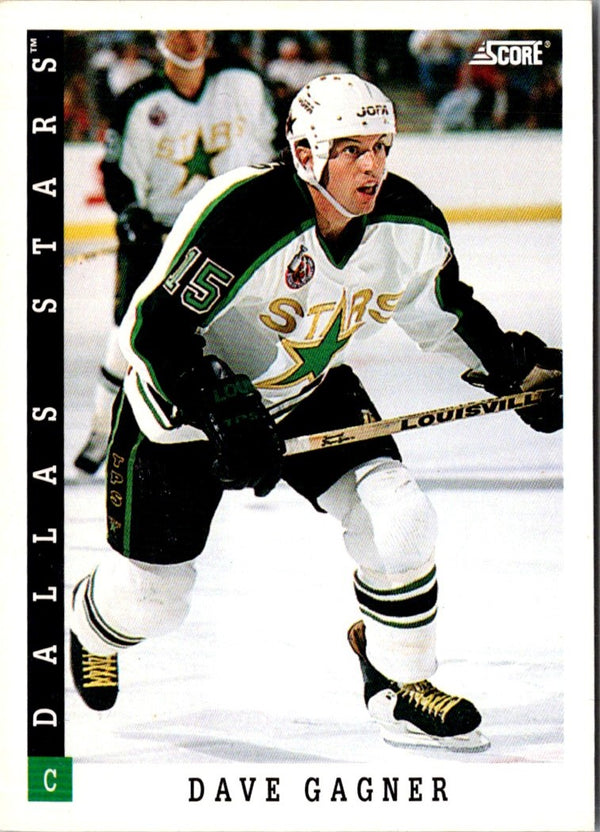 1993 Score Dave Gagner #98