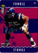 1996 Collector's Choice Update You Make The Play Junior Seau