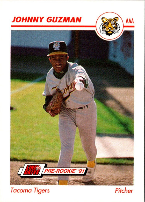 1991 Line Drive AAA Johnny Guzman #536