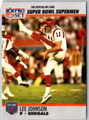 1990 Pro Set Super Bowl 160 Lee Johnson
