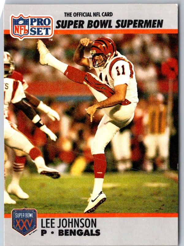 1990 Pro Set Super Bowl 160 Lee Johnson #117