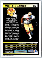 1991 Pinnacle Michael Carter #115