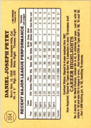 1985 Donruss Dan Petry