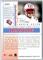 1998 Leaf Rookies And Stars Kevin Dyson #203