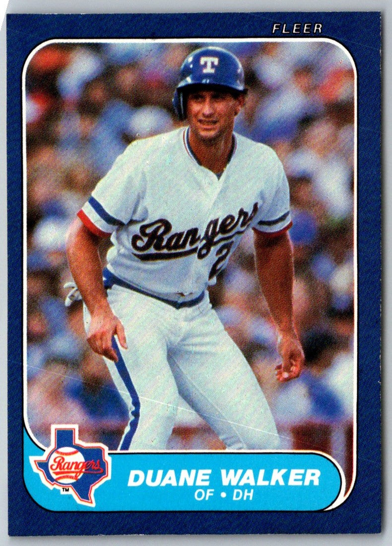 1986 Fleer Duane Walker