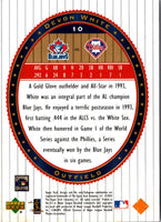 2002 Upper Deck World Series Heroes Devon White #10