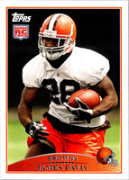 2009 Topps James Davis #416 Rookie