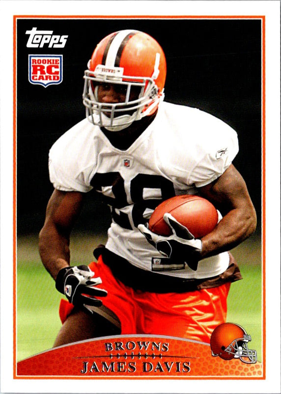 2009 Topps James Davis #416 Rookie