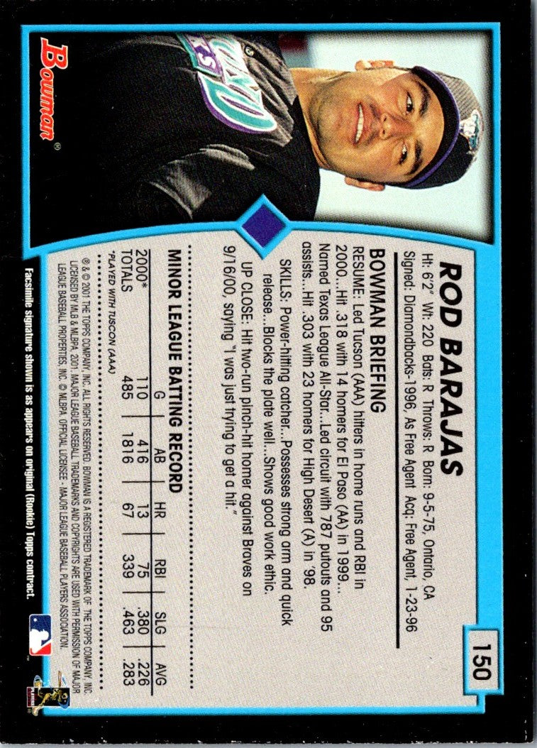 2001 Bowman Rod Barajas