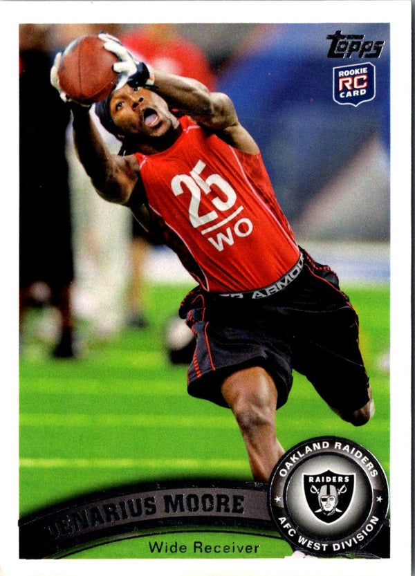 2011 Topps Denarius Moore #215 Rookie