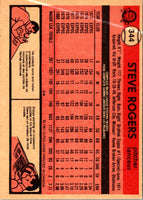 1981 O-Pee-Chee Steve Rogers #344