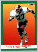 1991 Fleer Gerald Riggs #392