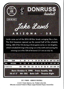 2017 Donruss Jake Lamb